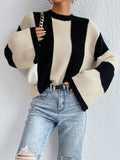 Buy SHEIN Frenchy Two Tone Drop Shoulder Sweater in Pakistan