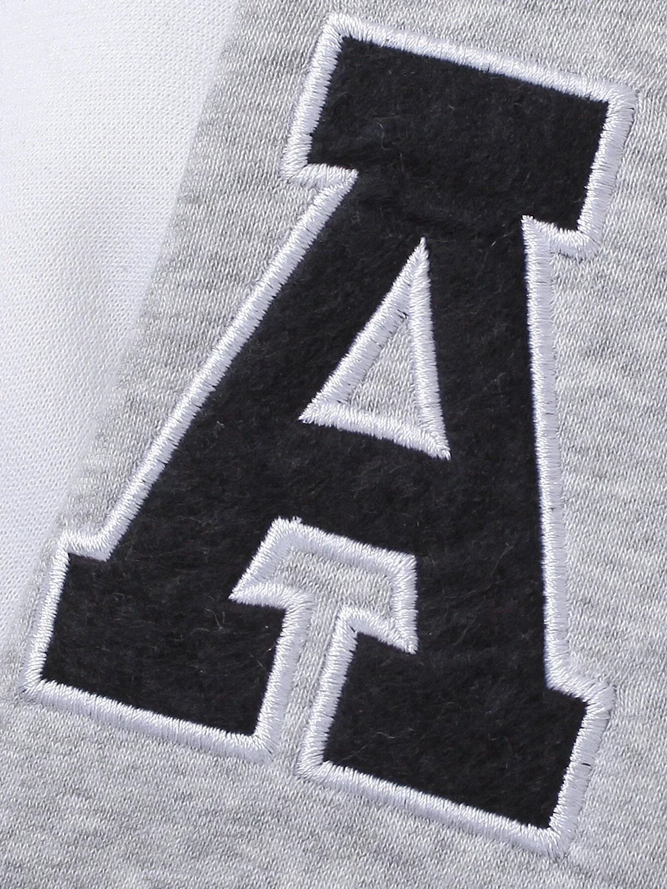 Buy SHEIN Genkimix Kids Baby Boy Letter Patched Thermal Lined Bomber Jacket & Sweatpants in Pakistan