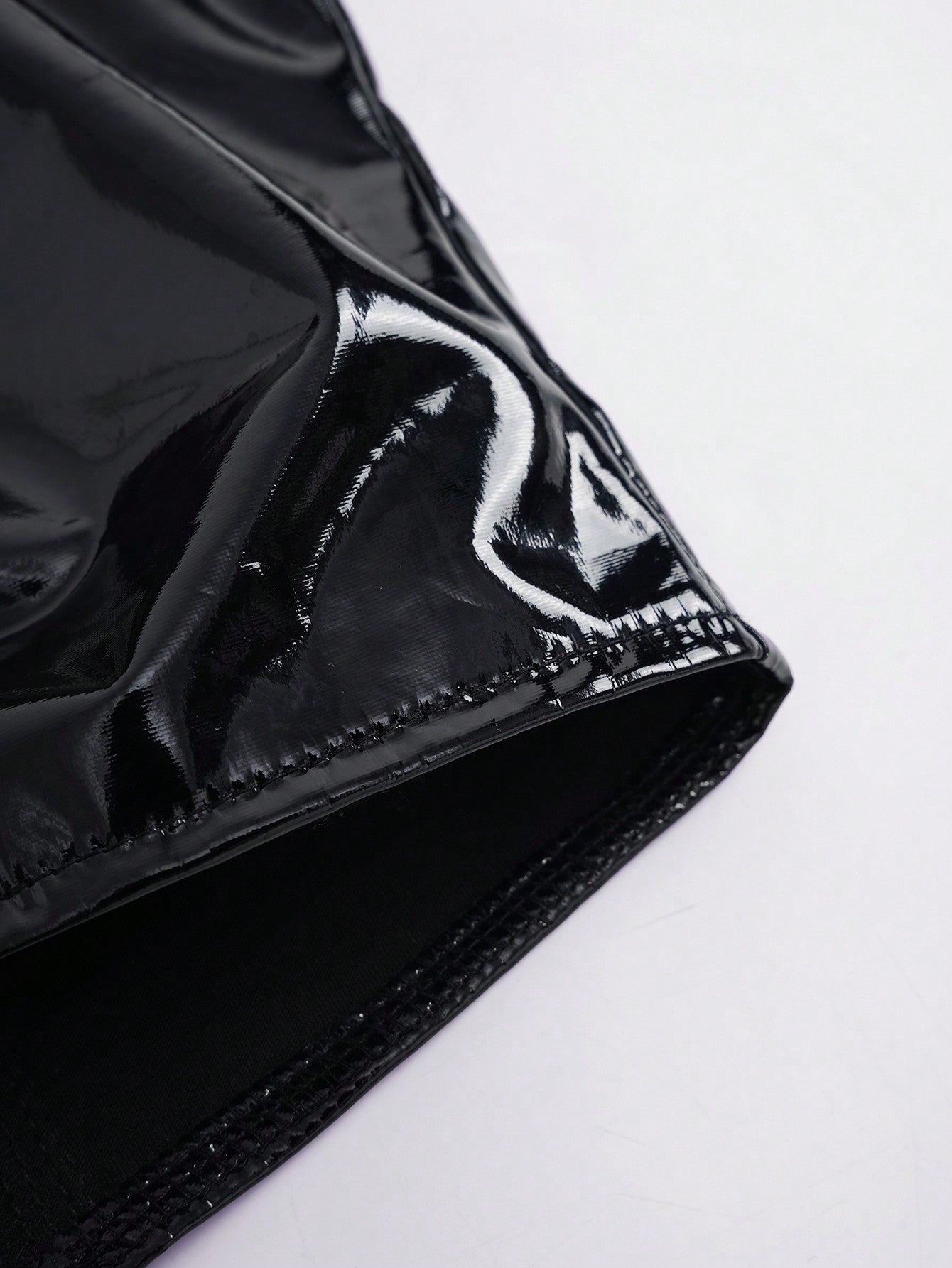 Buy SHEIN ICON Solid Patent Tube Top in Pakistan