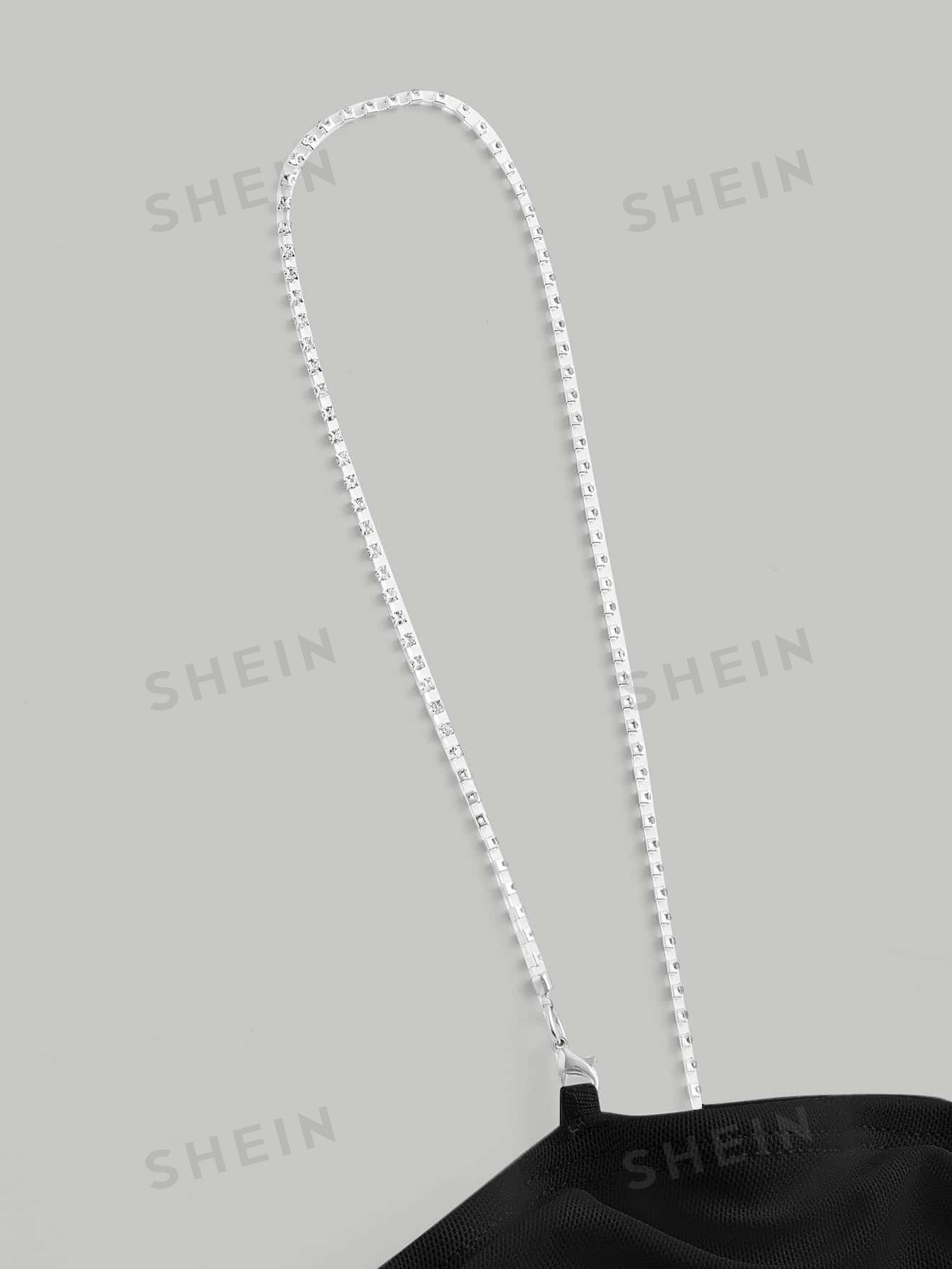 Buy SHEIN MOD Chain Detail Ruched Cami Dress in Pakistan