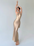 Buy SHEIN Priv̩ Women'S Glossy Backless Dress in Pakistan