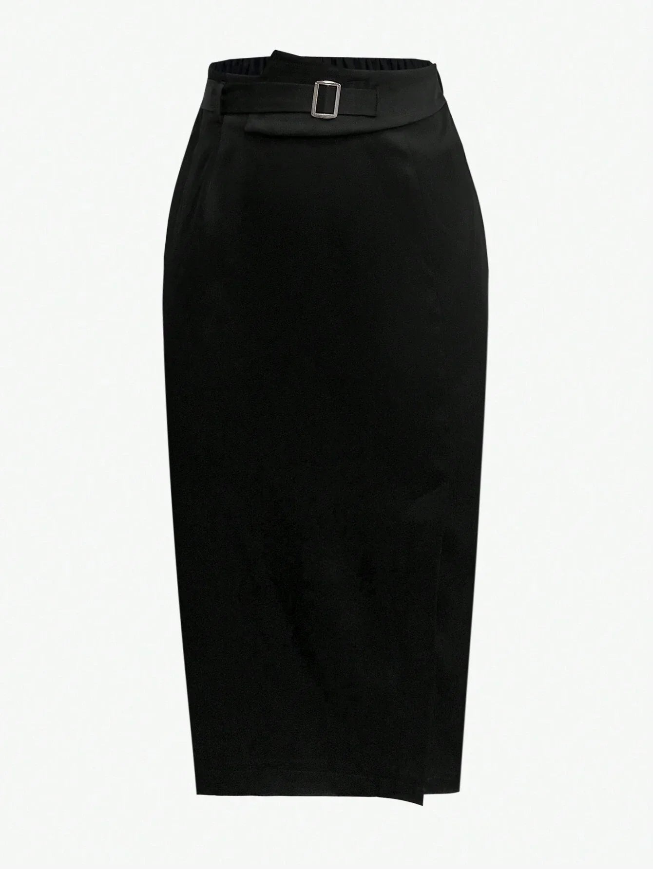 Buy SHEIN Privé Women's Solid Color Simple Daily Skirt in Pakistan