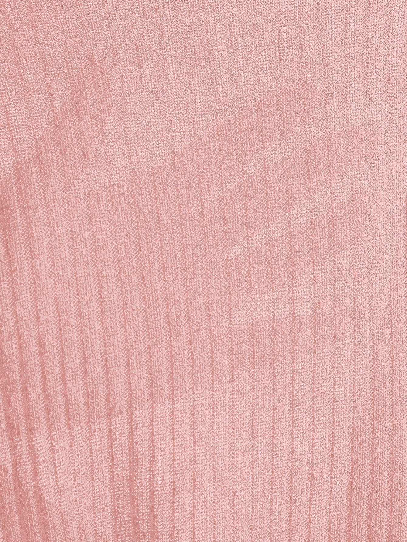 Buy SHEIN Qutie Heart Cutout Detail Lettuce Trim Tee in Pakistan