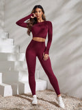 Buy SHEIN Yoga Basic 2pcs Seamless Fitness Suit in Pakistan
