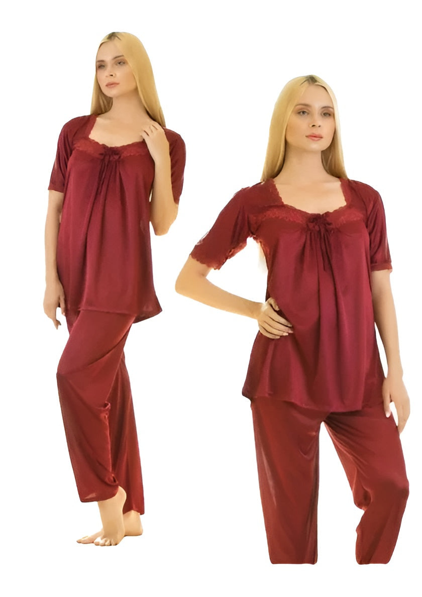 Buy Silk Pajama Suit - Silk Whisper in Pakistan