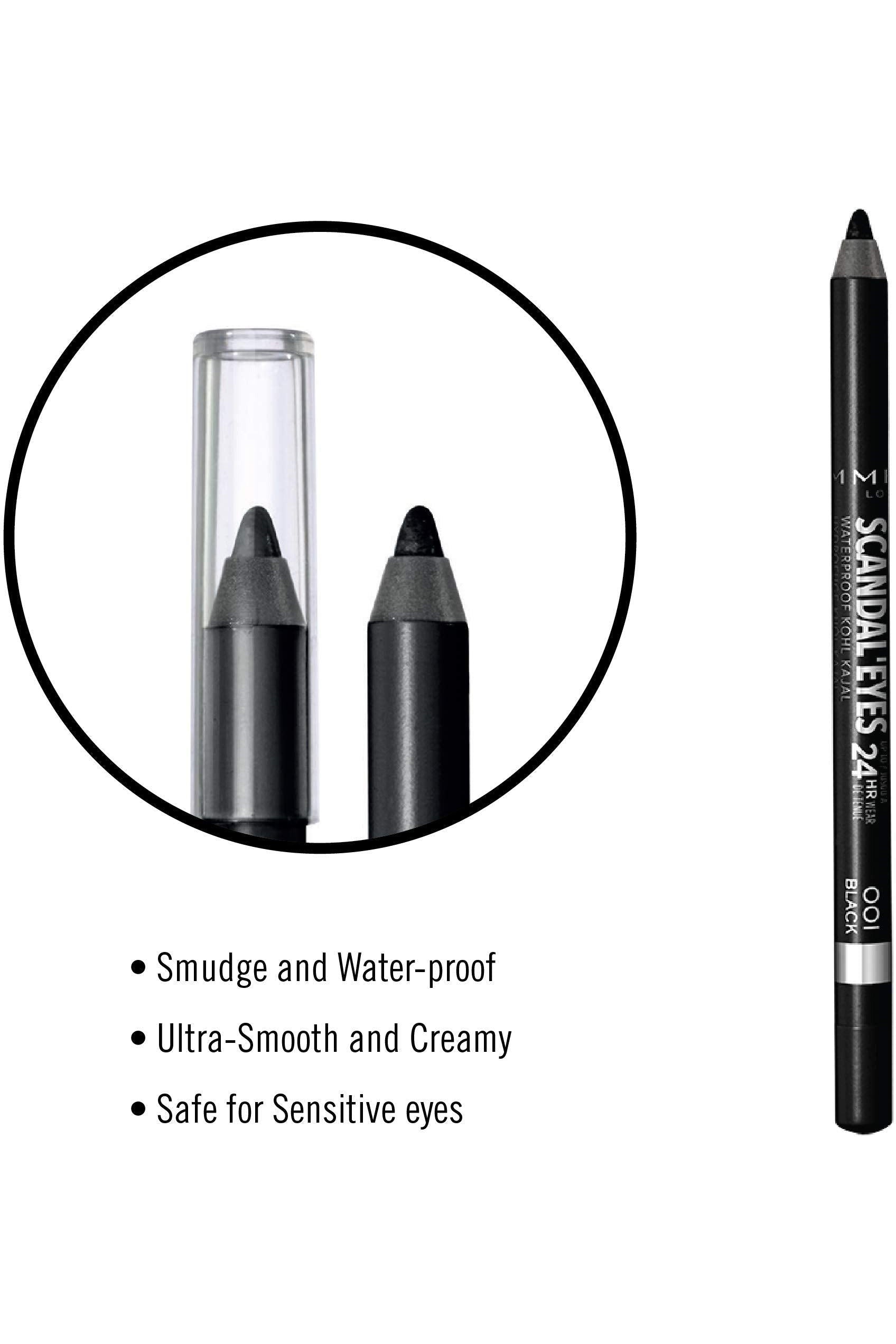 Buy Rimmel London Scandaleyes Waterproof Kohl Kajal - 004 Grey in Pakistan