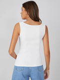 Buy Shein Basics Square Neck Solid Tank Top in Pakistan