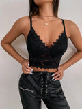 Buy Shein Guipure Lace Crop Cami Top in Pakistan