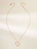 Buy Shein Heart Decor Necklace in Pakistan