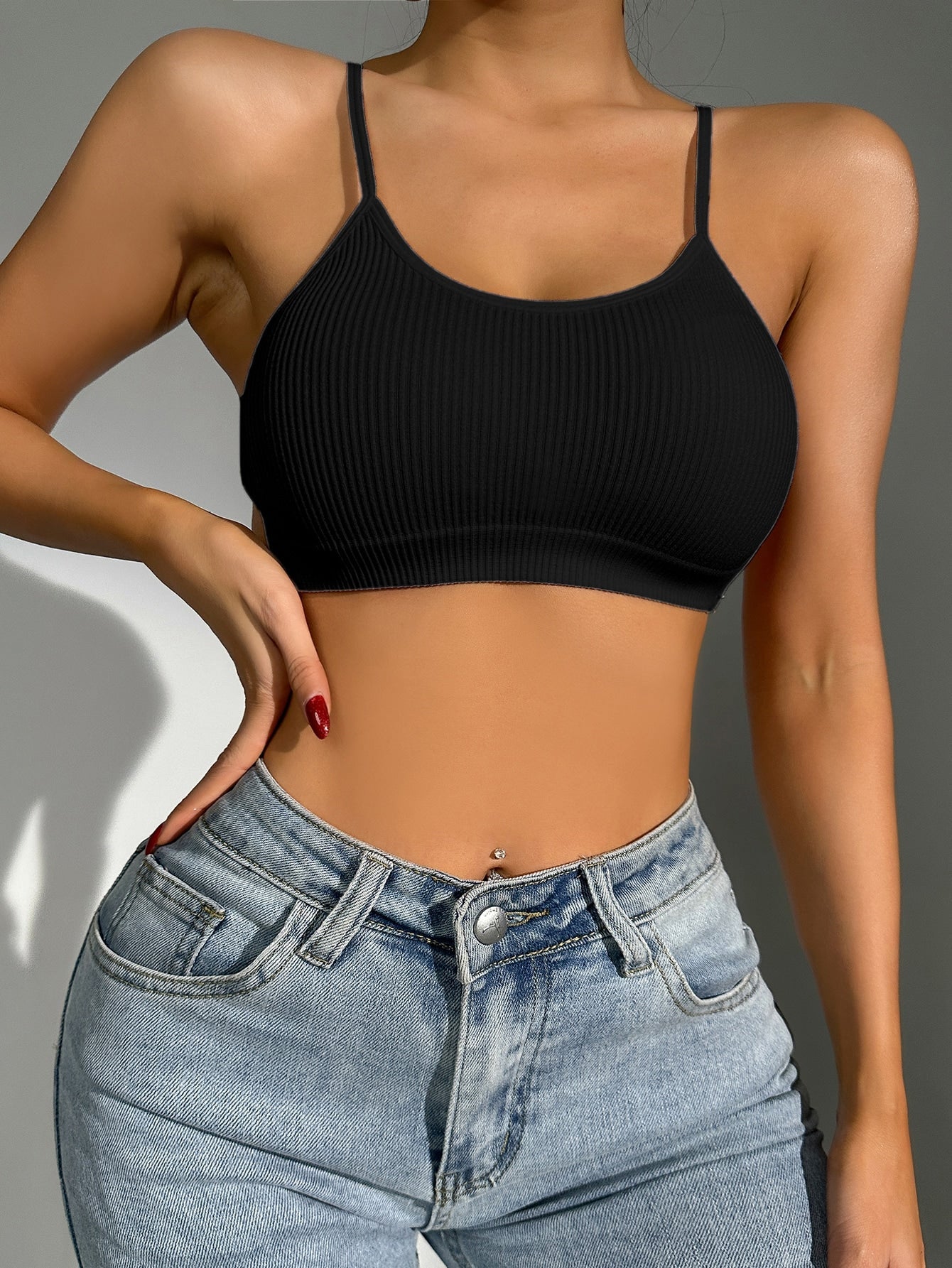 Buy SHEIN Solid Backless Wireless Bra in Pakistan
