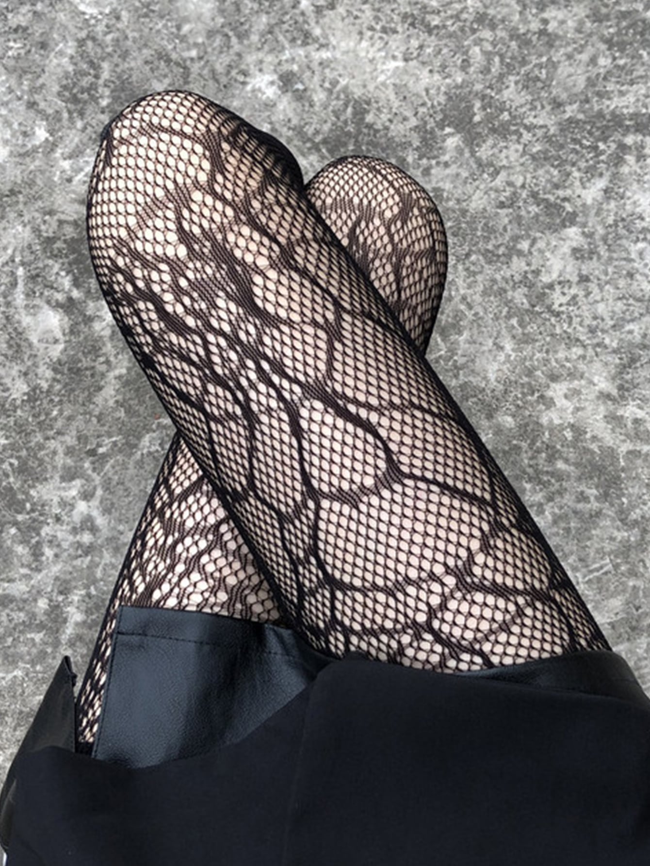 Buy SHEIN Spiderweb Pattern Fishnet Tights in Pakistan