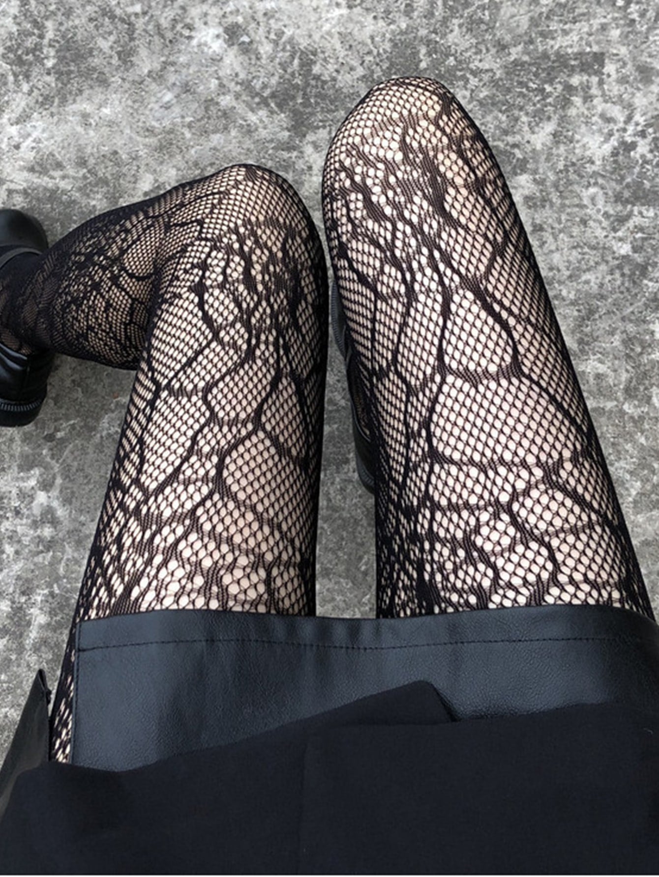 Buy SHEIN Spiderweb Pattern Fishnet Tights in Pakistan