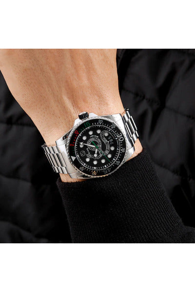 Buy Gucci Men's Swiss Made Quartz Stainless Steel Black Dial 45mm Watch YA136218 in Pakistan