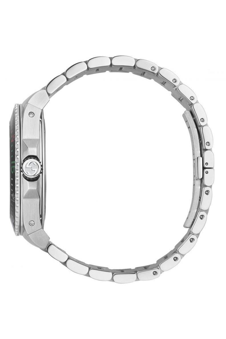 Buy Gucci Men's Swiss Made Quartz Stainless Steel Black Dial 45mm Watch YA136218 in Pakistan