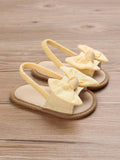 Buy SHEIN Summer Yellow Soft Sole Baby Sandals For Girls Aged 0-1 in Pakistan