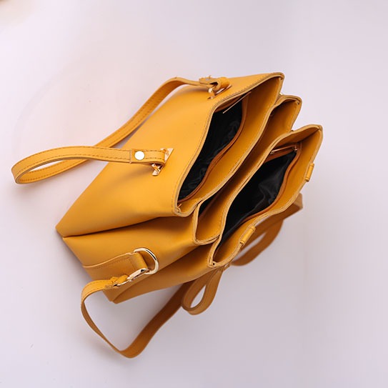Buy Cosmart Tricot Bag - Yellow in Pakistan