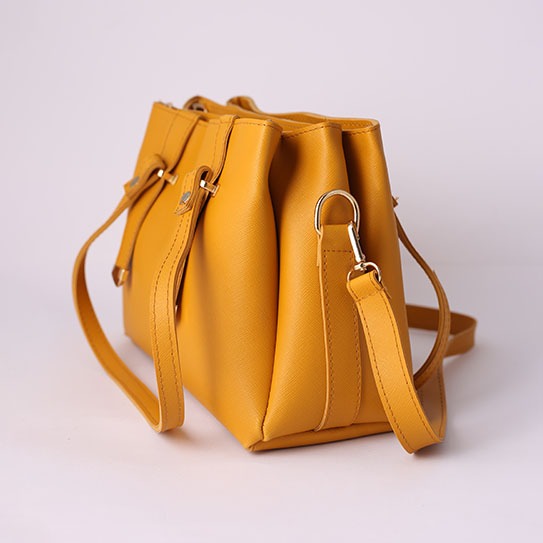 Buy Cosmart Tricot Bag - Yellow in Pakistan
