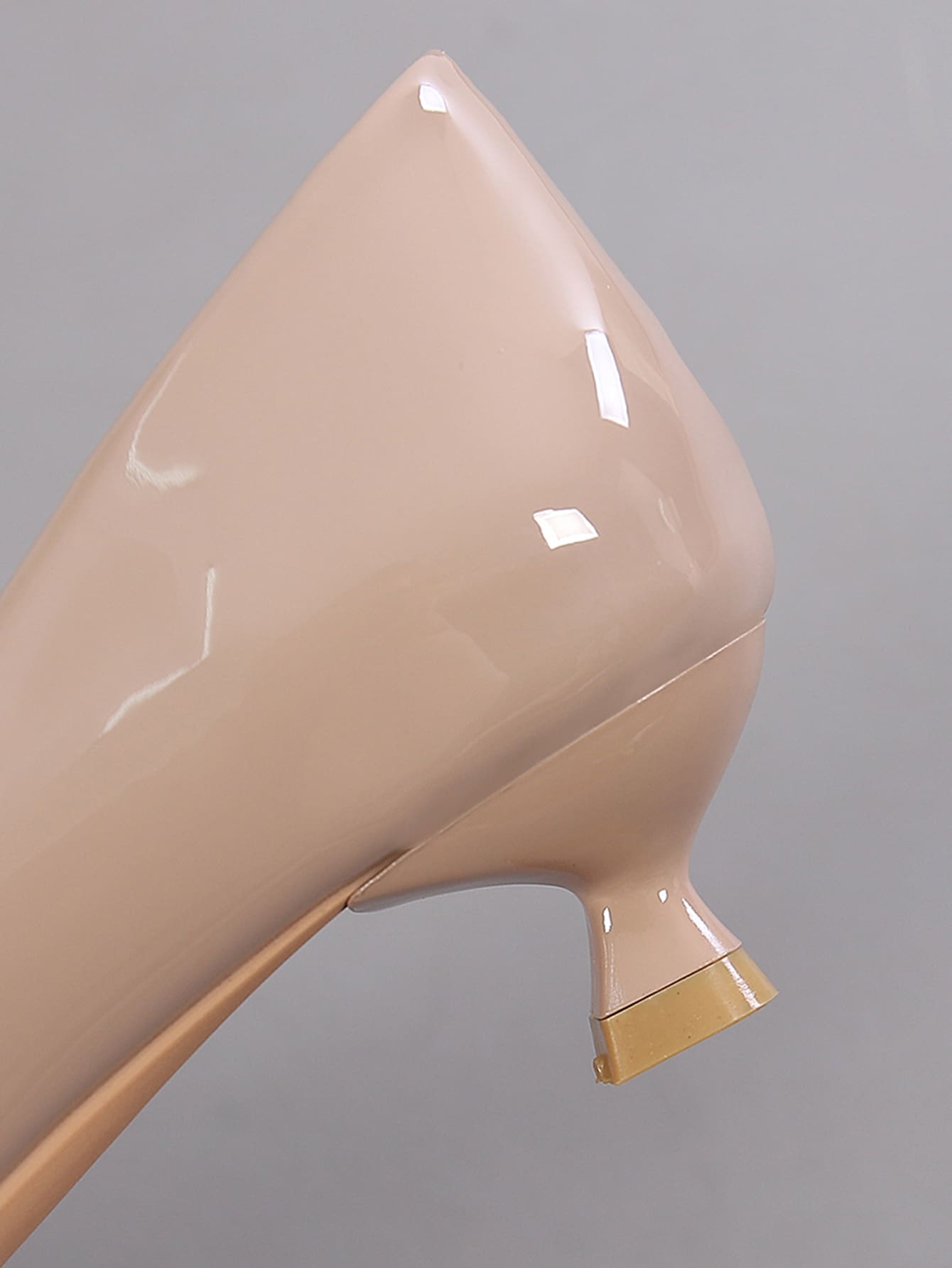 Buy SHEIN Two Tone Point Toe Heeled Court Pumps, Multicolor Elegant Color Blocking Women's High Heel Single Shoes in Pakistan