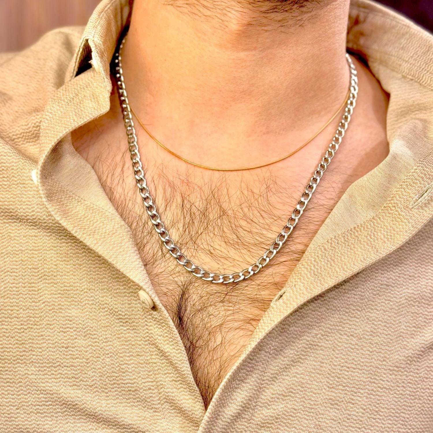 Buy Silver Cuban Link Chain in Pakistan