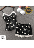 Buy Polka Dot - 2pc Silk Inner & Shorts Cami Set in Pakistan
