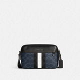 Buy Coach Graham Crossbody In Blocked Signature Canvas With Varsity Stripe Small Bag in Pakistan