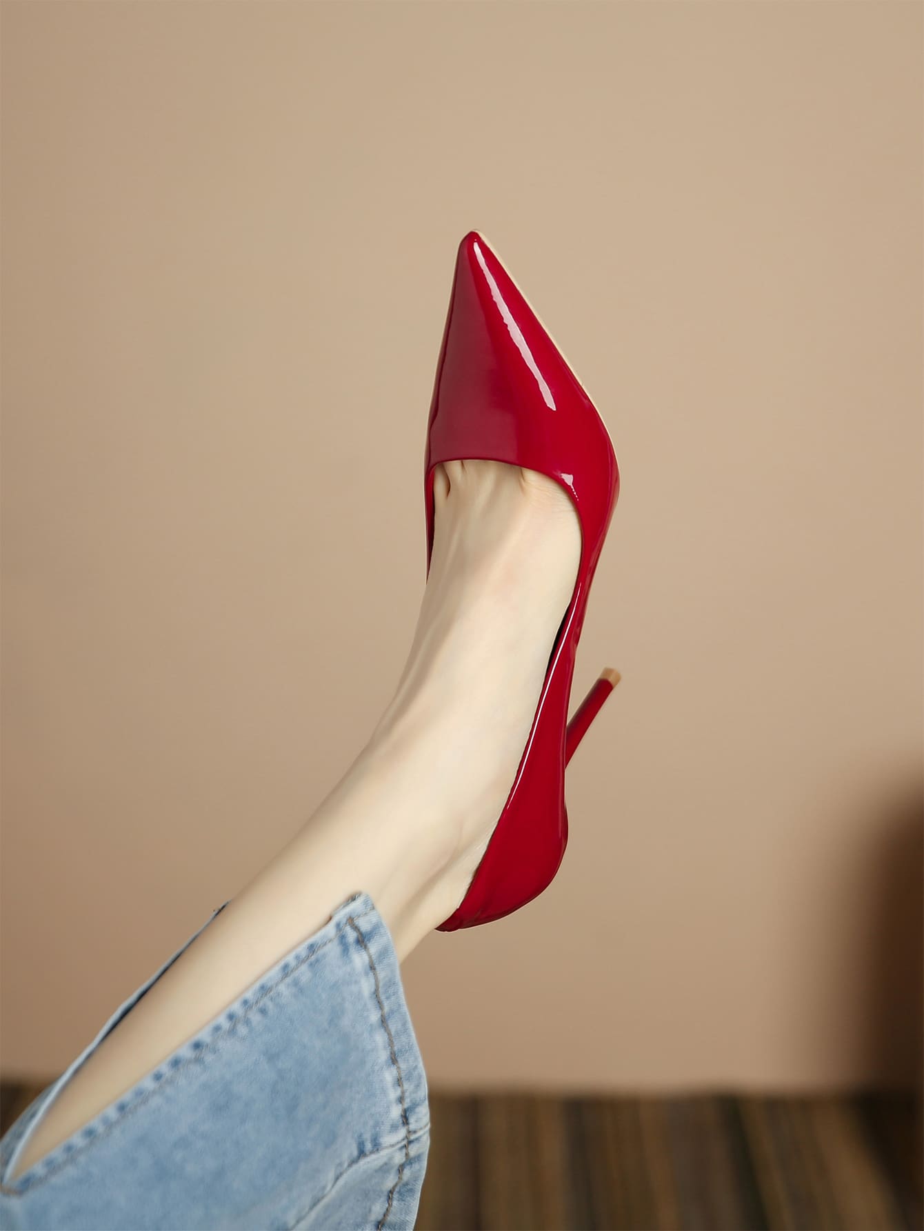 Buy SHEIN Women Point Toe Stiletto Heeled Pumps Funky Court Pumps in Pakistan