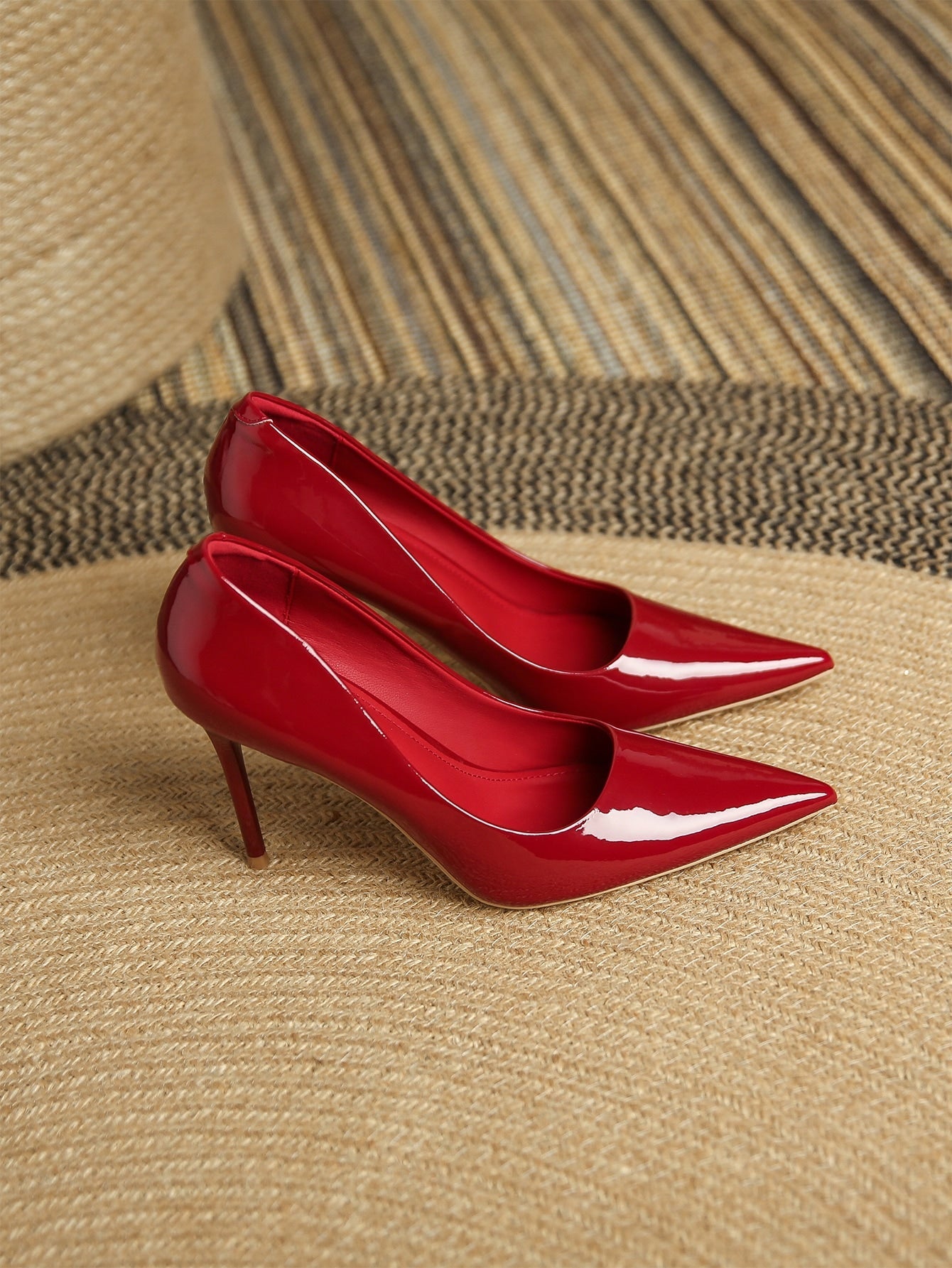 Buy SHEIN Women Point Toe Stiletto Heeled Pumps Funky Court Pumps in Pakistan