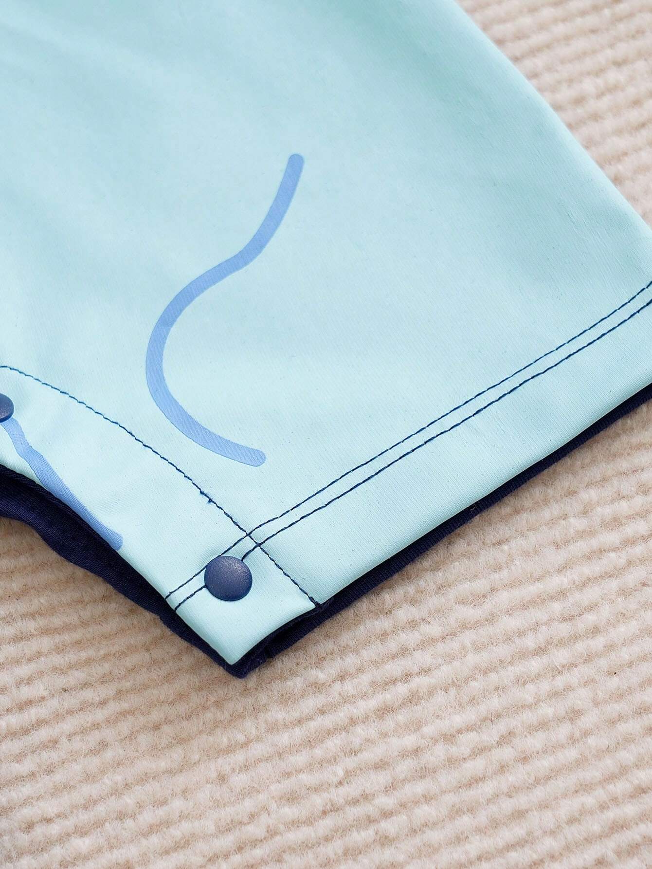 Buy SHEIN Yierying Baby Boy Elephant Print 3D Ear Design Button Detail Romper in Pakistan