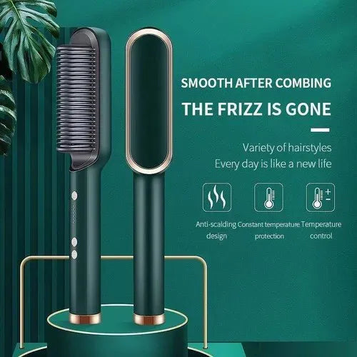 Buy 2 in 1 Hair Straightener Brush And Styling Comb in Pakistan