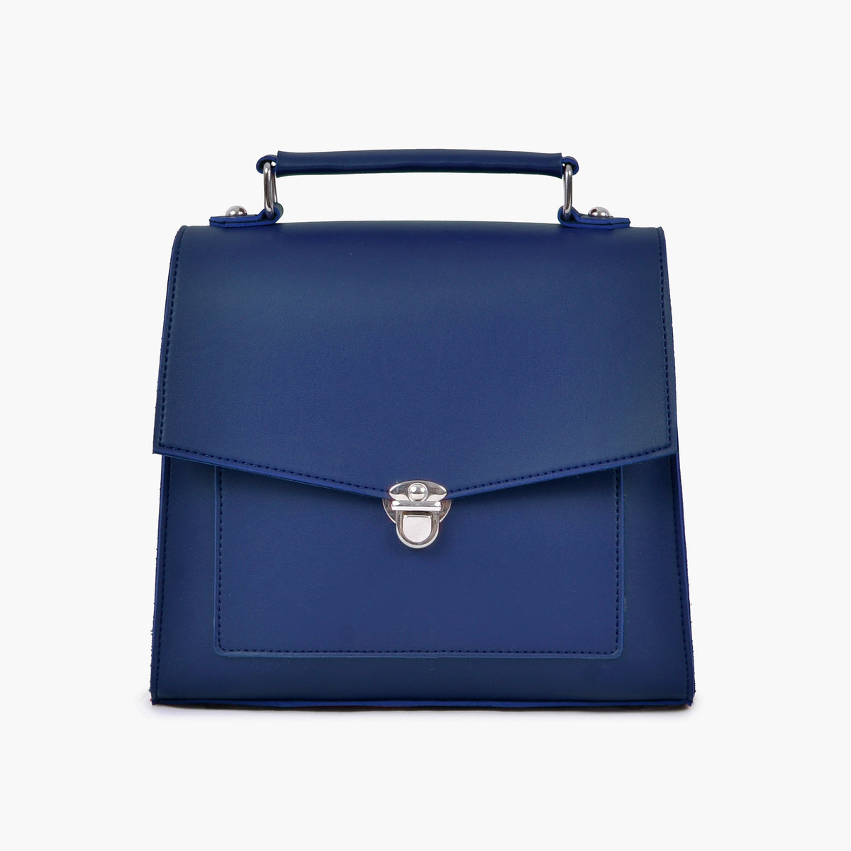 Buy Push Lock Messenger Bag - Blue in Pakistan