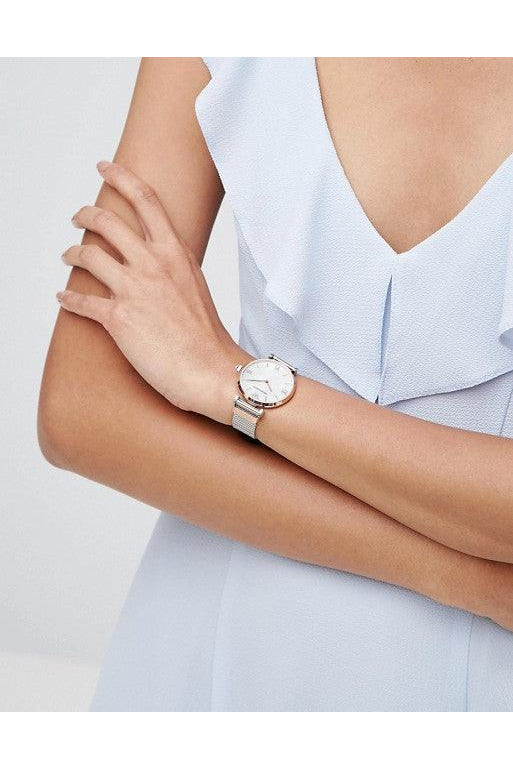 Buy Emporio Armani Women's Analog Stainless Steel Mother of pearl Dial 32mm Watch AR2067 in Pakistan