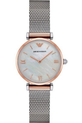 Buy Emporio Armani Women's Analog Stainless Steel Mother of pearl Dial 32mm Watch AR2067 in Pakistan