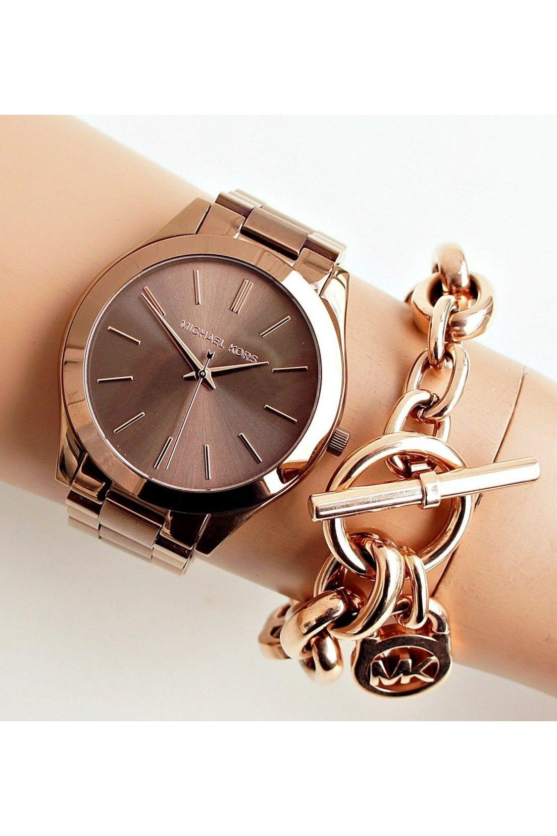 Buy Michael Kors Women's Quartz Brown Stainless Steel Brown Dial 40mm Watch MK3418 in Pakistan