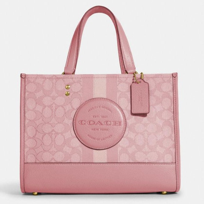 Buy Coach Dempsey Carryall In Signature Jacquard With Stripe And Coach Patch Bag Small in Pakistan