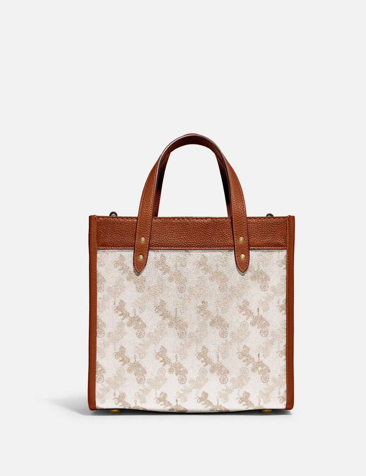 Buy Coach Field Tote In Signature Canvas With Horse And Carriage Print Bag Small in Pakistan