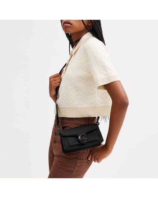 Buy Coach Tabby Light Polished Pebble Leather Mini Wristlet Crossbody Bag in Pakistan