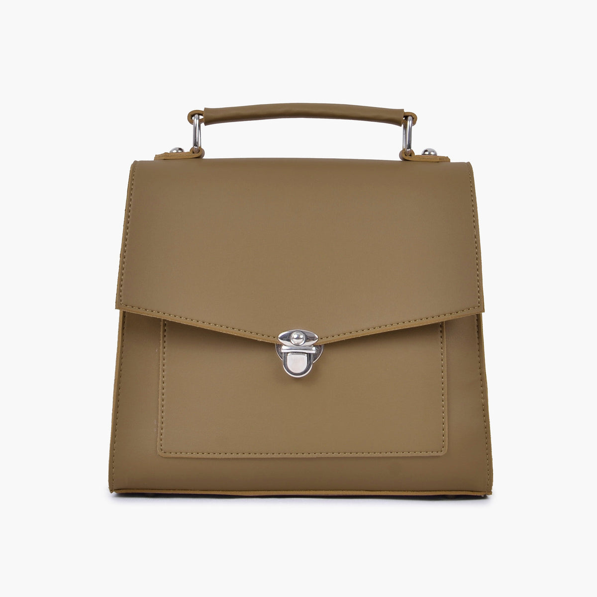 Buy Push Lock Messenger Bag - Coffee in Pakistan
