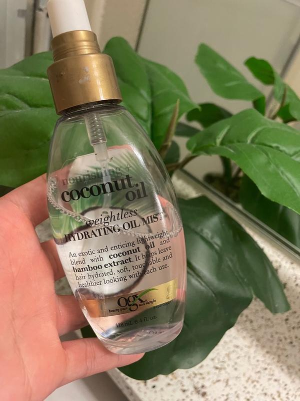 Buy OGX Nourishing + Coconut Oil Weightless Hydrating Oil Mist - 118ml in Pakistan