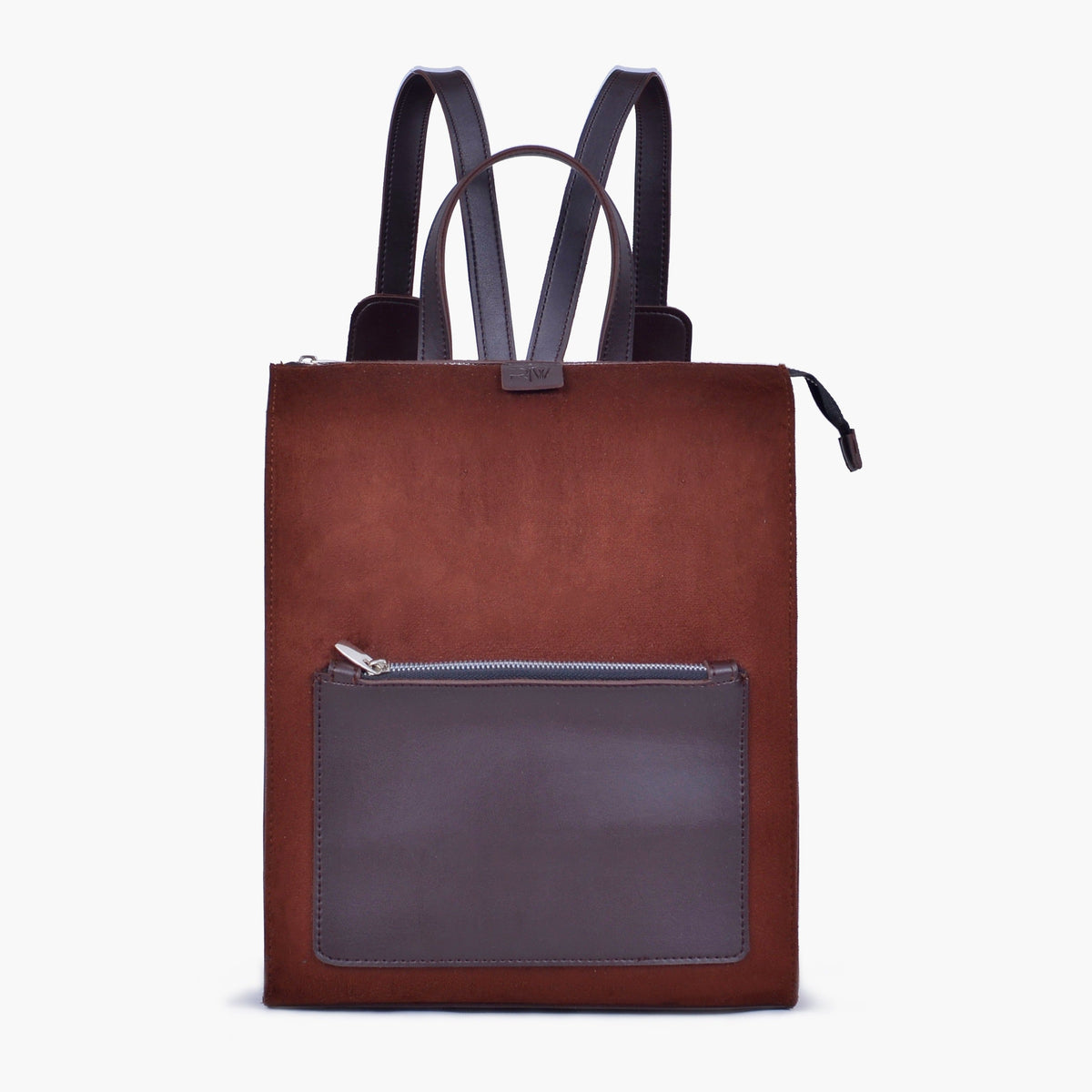 Buy Suede Adventure Backpack - Dark Brown in Pakistan