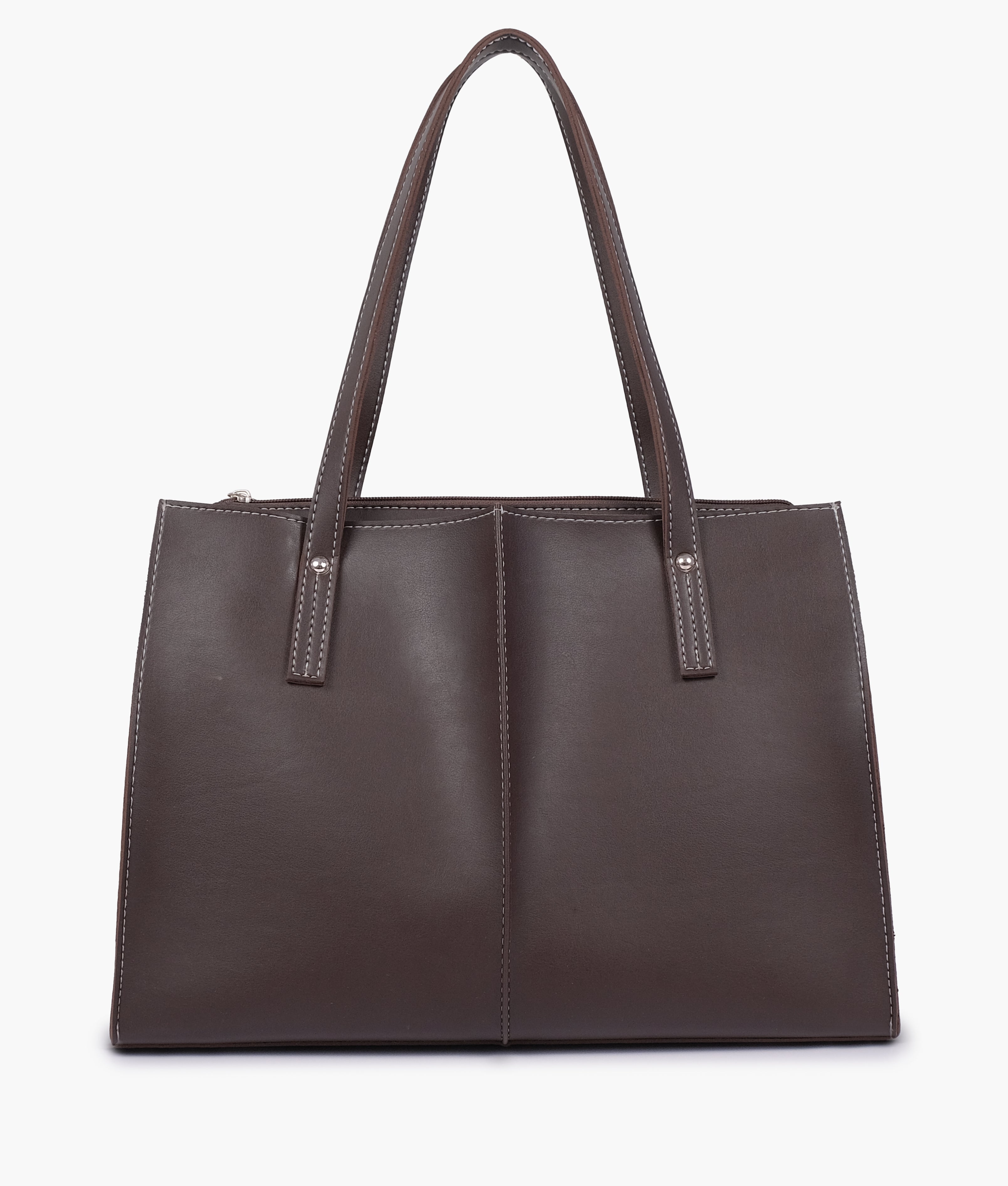 Buy Work Tote Bag - Dark Brown in Pakistan