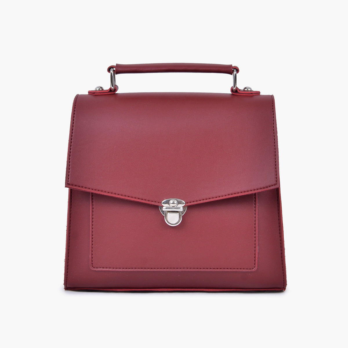 Buy Push Lock Messenger Bag - Maroon in Pakistan