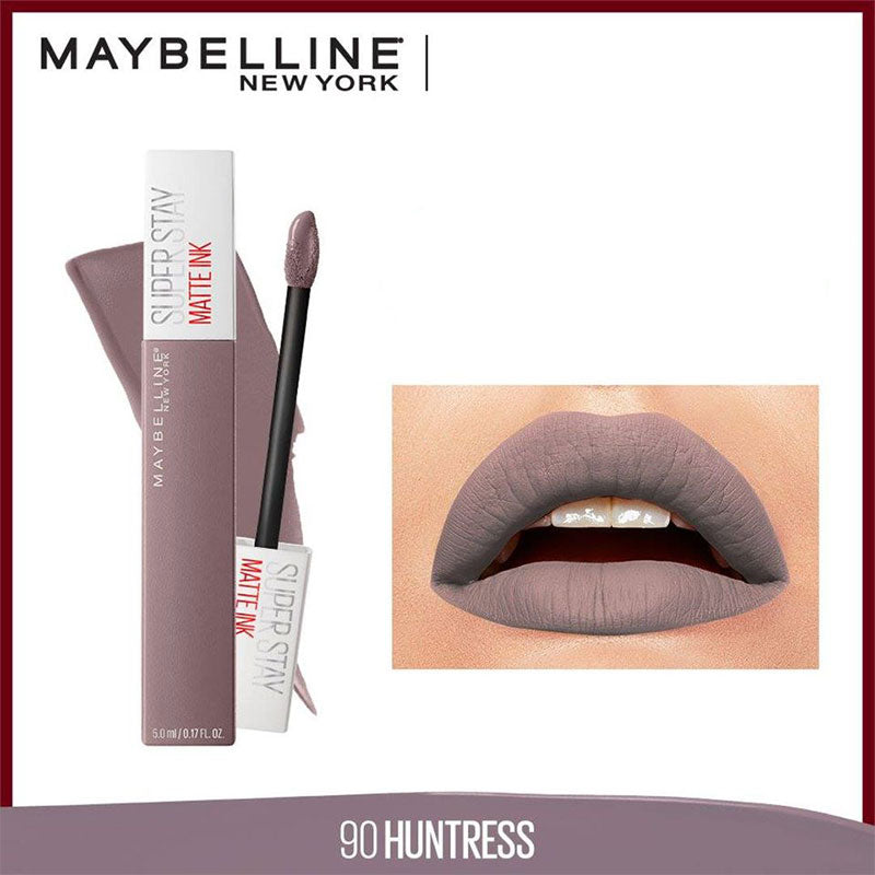 Buy Maybelline New York Super Stay Matte Ink Liquid Lipstick - 90 Huntress in Pakistan