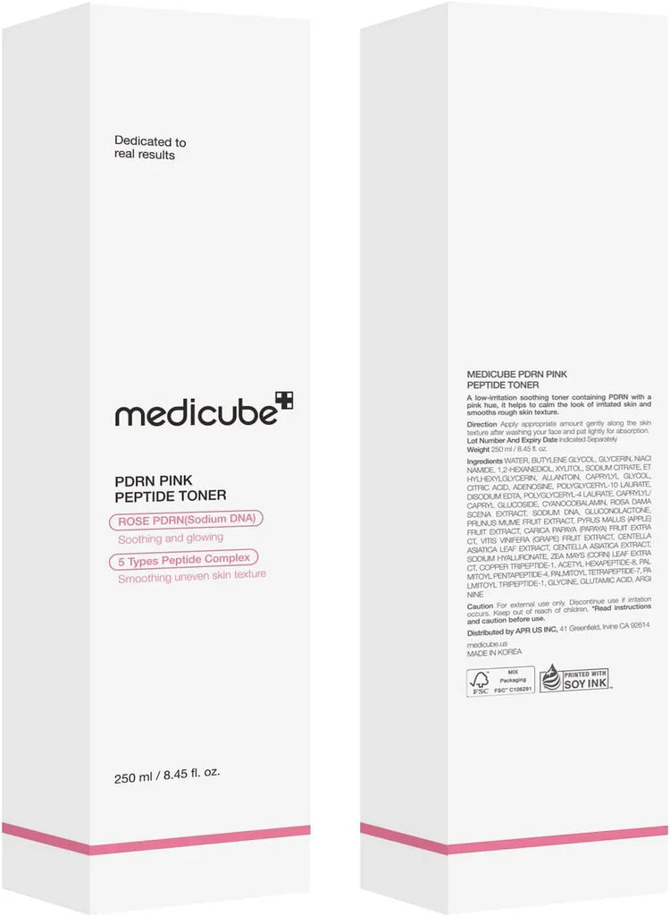 Buy Medicube - PDRN Pink Cica Soothing Toner - 250ml in Pakistan