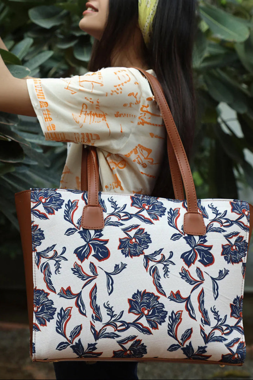 Buy SkyLeaf Side Rexine Canvas Bag in Pakistan