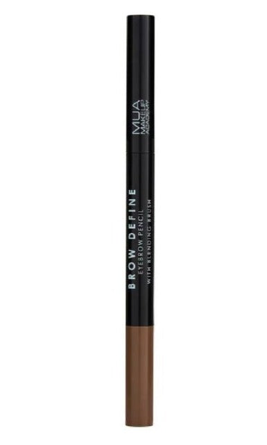 Buy MUA Brow Define Eyebrow Pencil With Blending Brush in Pakistan
