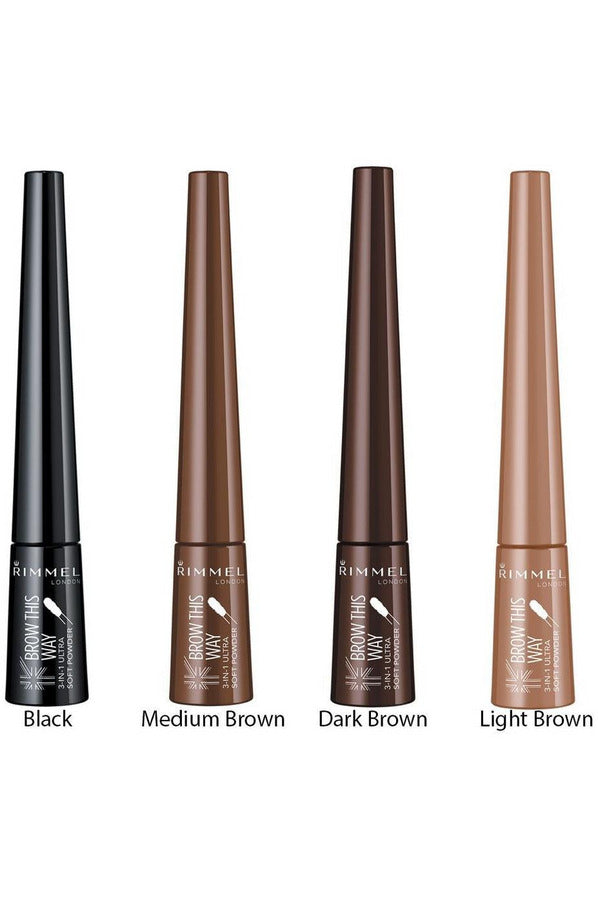 Buy Rimmel London Brow Shake Filling Powder - Medium Brown in Pakistan