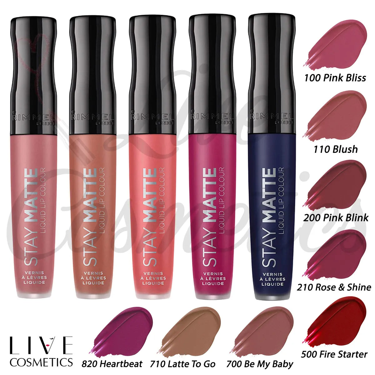 Buy Rimmel London Stay Matte Liquid Lip Colour - 700 Be My Baby in Pakistan