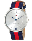 Buy Tommy Hilfiger Ultra Slim Silver Dial Two Tone Nylon Strap Watch for Men - 1791328 in Pakistan