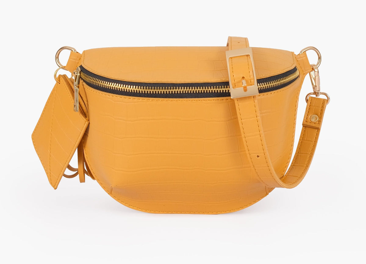 Buy Crocodile Belt Bag - Yellow in Pakistan